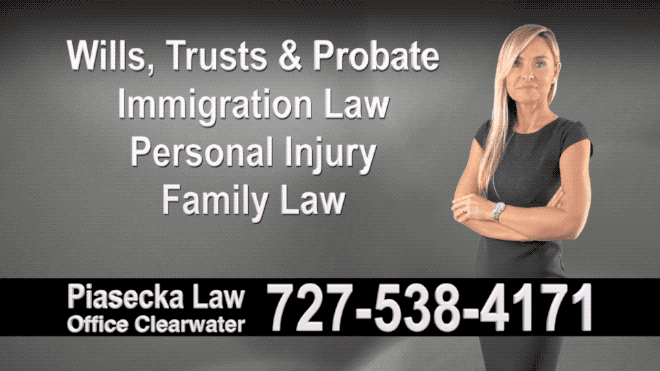 Clearwater Polish Attorney, Polski prawnik, Polscy, Prawnicy, Adwokaci, Floryda, Florida, Immigration, Wills, Trusts, Personal Injury, Agnieszka Piasecka, Aga Piasecka, Divorce